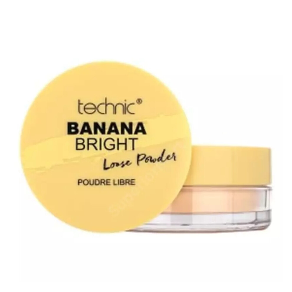 Technic Banana Loose Powder Setting Yellow Mattifying Fixing Colour