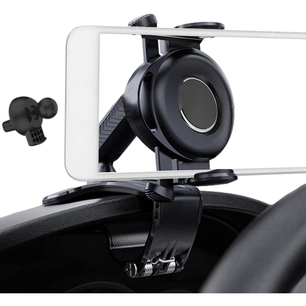 Konhill (As Show, One Size) Car Phone | Car Phone For Dashboard With Air Vent Clip - Easy To Use - Universal Holder For Cars, Vehicles, Automobiles