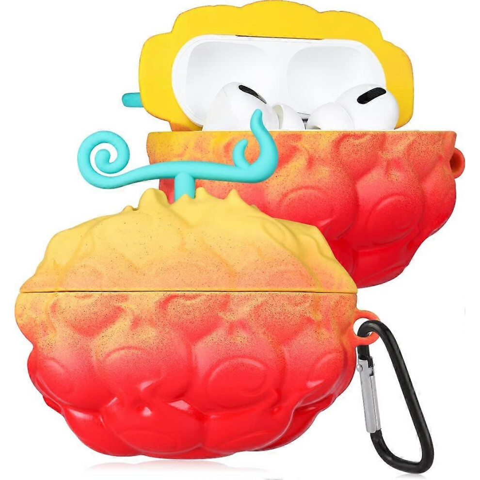 Konhill (As Show, One Size) For Airpods Pro 2019/Pro 2 Case 2022 Cartoon Cute Kawaii Silicone Cases For Apple Airpod Air Pods Pro Design Cover Cool Unique Fas