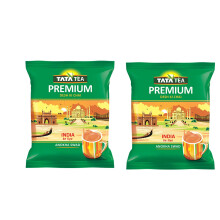 (Pack of 2) Tata Tea Premium Pouch 250g - Blend of Tea Leaves