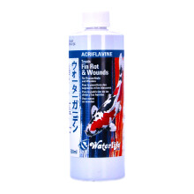 Pond Koi Treatment Waterlife Acriflavine Bactericide Fin Rot Wounds Ulcers 500ml