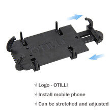 (A) Soporte de placa GPS para navegación GPS/teléfono inteligente para motocicleta, soporte adaptador para Yamaha