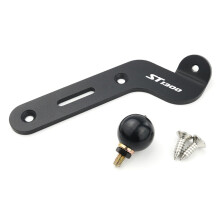 (Zwart) motorfiets geschikt voor Honda Pan European ST1300 2002-2024 telefoonstandaard, framemontage, GPS-montage,