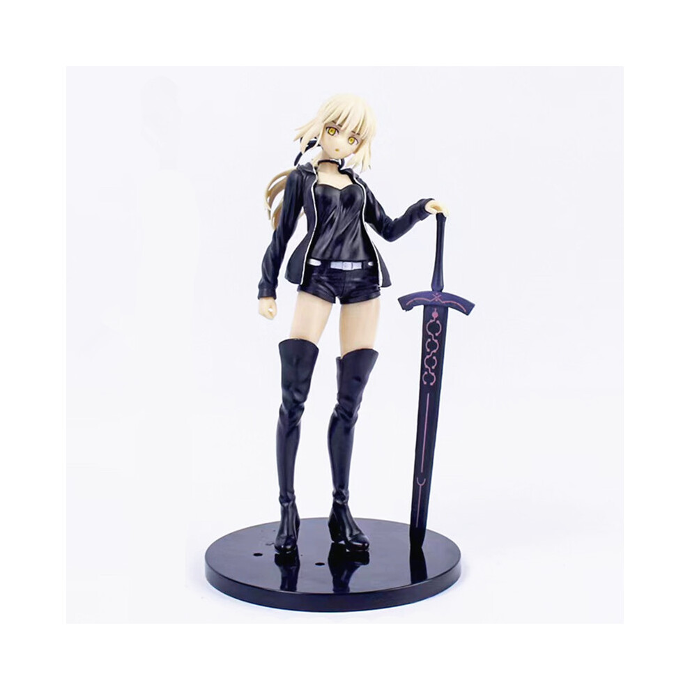 Maxpower 24Cm Anime Figure Saber Altria Pendragon Sexy Fate/Action Figure Saber Alter Casual Wear Figurine Model Doll Toys Gift