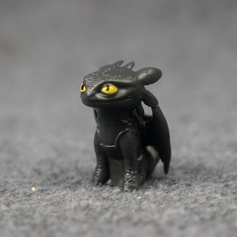 4cm mini cartoon Toothless How to Train action figure doll hard pvc ...