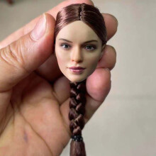 VCF-2052 1/6 Russian Special Warfare Female Head Sculpt Suntan Female Soldier Head Carving Fit 12'' Action Figure