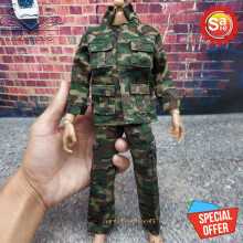1/6 Scale Action Figure Accessories Jungle Camouflage Combat Uniforms Military Clothes suit For 12 inch Male Hottoys