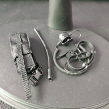 (Headphone Set)In Store 1:6 Scale Toys SWAT Radio Wif Headset Headphone Set Model for 12" Body Action Figure Accessories
