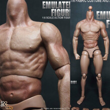 ZCtoys S001 1/6 Male Skeleton Body with Neck 12" Super Flexible Soldier Action Figure Fits 1:6 Head Sculpture