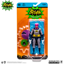 (16 cm, Box) McFarlane Toys Aus dem klassischen Batman 66'-Comic „The Joker“ in Schwarz-Weiß-TV-Variante, 15 cm