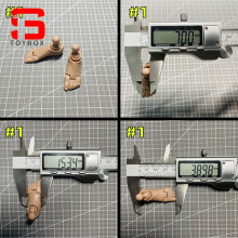 (1) 1:6 scale interchangeable neck head connector foot hand accessory, suitable for 12 inch male and female soldier