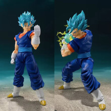 (keine Box)Super Vegito Figur Anime Super Saiyajin Gott S.H.Figuarts Actionfigur Modell Geschenke Geburtstagsgeschenk