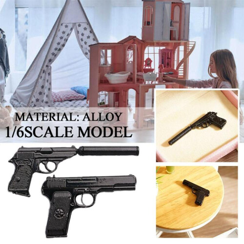 (Possibilités B)Mini modèle d'arme à échelle 1/6 Desert Eagle M1911 Python Breatta, modèle de pistolet pour figurines d'action 1
