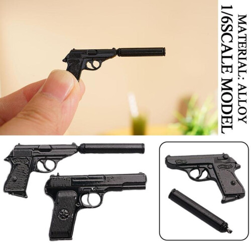 (Possibilités B)Mini modèle d'arme à échelle 1/6 Desert Eagle M1911 Python Breatta, modèle de pistolet pour figurines d'action 2
