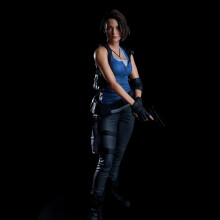 (geen doos, 01) BIOHAZARD EVIL Karakter JILL VALENTINE Leon Scott Kennedy 30 cm Standbeeld Action Figure Speelgoed