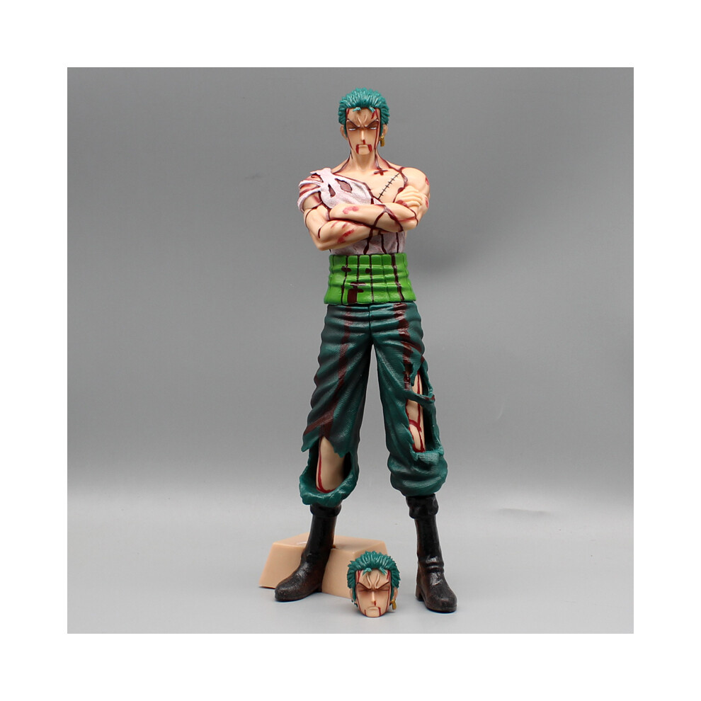 Maxpower 30Cm Anime Figure Roronoa Zoro Luffy Vinsmoke Sanji Stand Posture Pvc Statue Action Figurine Model Collection Toy Gift