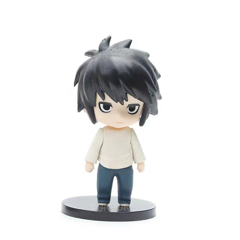 Death Note Figurine 10cm - L Lawliet E Yagami Light, Action Figure PVC Da Collezione, Decorazione Da Scrivania - 4