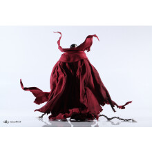 (Standard Cloak) 1/12 Spawn Reggae Happy Red Robe Asusteet Huivi Ylellinen viitta Viitta Viitta ketjunukkelelulla