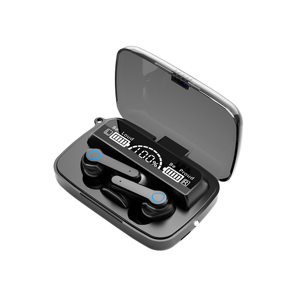 (Options noir) casque Bluetooth M19 sans fil Tws Support de jeu anti-bruit tactile intra-auriculaire