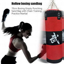 (103.9900)Sandsack LEER Training Fitness MMA Boxsack Haken hängende Kampftasche Sand Punch Boxsack Sandsack