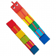(48.9900) Bunte Klappe aus Holz, Leiter, Veränderung, visuelle Illusion, Dekompression, Zappelspielzeug für Preise