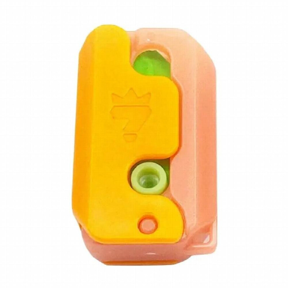Papeterie couteaux à gravité couteaux à carottes 3D, jouet Fidget avec couteaux à gravité, gomme de renforcement des doigts,