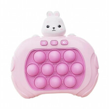 Konijn Stijl Volwassenen Kinderen Handheld Game Console Stress Fidgets Speelgoed Gelukkig Knipperend Kuiltje Bubble