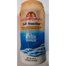 (Pack of 1) Aashirvaad Salt Proactive Can 15% Less Sodium 600g