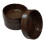 (Large, 4 Castor Cups) Brown Plastic Castor Cups to protect floors 1