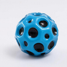 Mini Hoogelastisch Massief PU-schuim Voetbaltraining Punchbal Stress Fidget Speelgoed Elastische bal Maan
