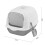 Living And Home (Grey + White) Detachable Cat Litter Box 7