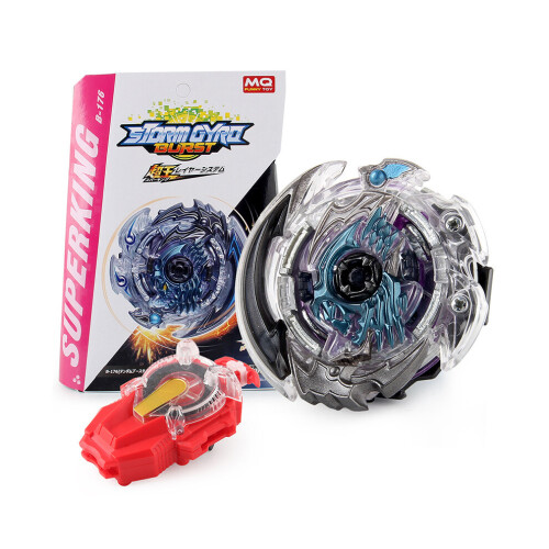 B176 Burst spannende gyroscoopspeelgoedset met Spark Pull String Launcher en doosverpakking 2