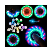 Lichtgevende Fidget Spinner Glow in Dark Light EDC Batman Finger Stress Relief Toys