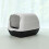 Living And Home (Black+ White) Detachable Cat Litter Box 3