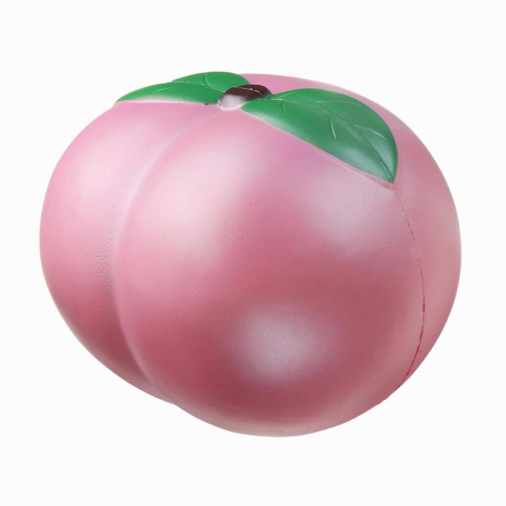 Énorme pêche Squishy Jumbo Fruit lente augmentation peluche PU simulé nourriture décompression jouet collection de cadeaux