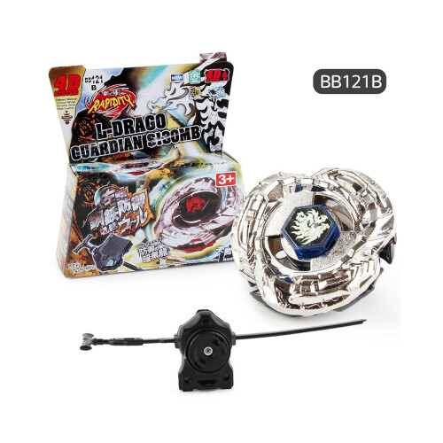 (Style H) Ensemble de gyroscope polyvalent Battle 4d avec lanceur présentant des variations de design colorées