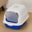Living And Home (Blue+ White) Detachable Cat Litter Box 3