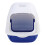 Living And Home (Blue+ White) Detachable Cat Litter Box 4