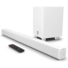 Majority K2 Bluetooth Soundbar & Subwoofer 2.1 WHITE