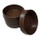 (Large 52mm internal, 4 pack) Brown Rubber Castor Cups to protect floors 1