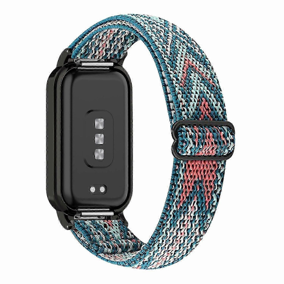(Multicoloured B, One size) For Redmi Band 2 Adjustable Watch Strap Elastic Nylon Bracelet Smart Watch Breathable Band-image-OPC-PG89BV2-NEW