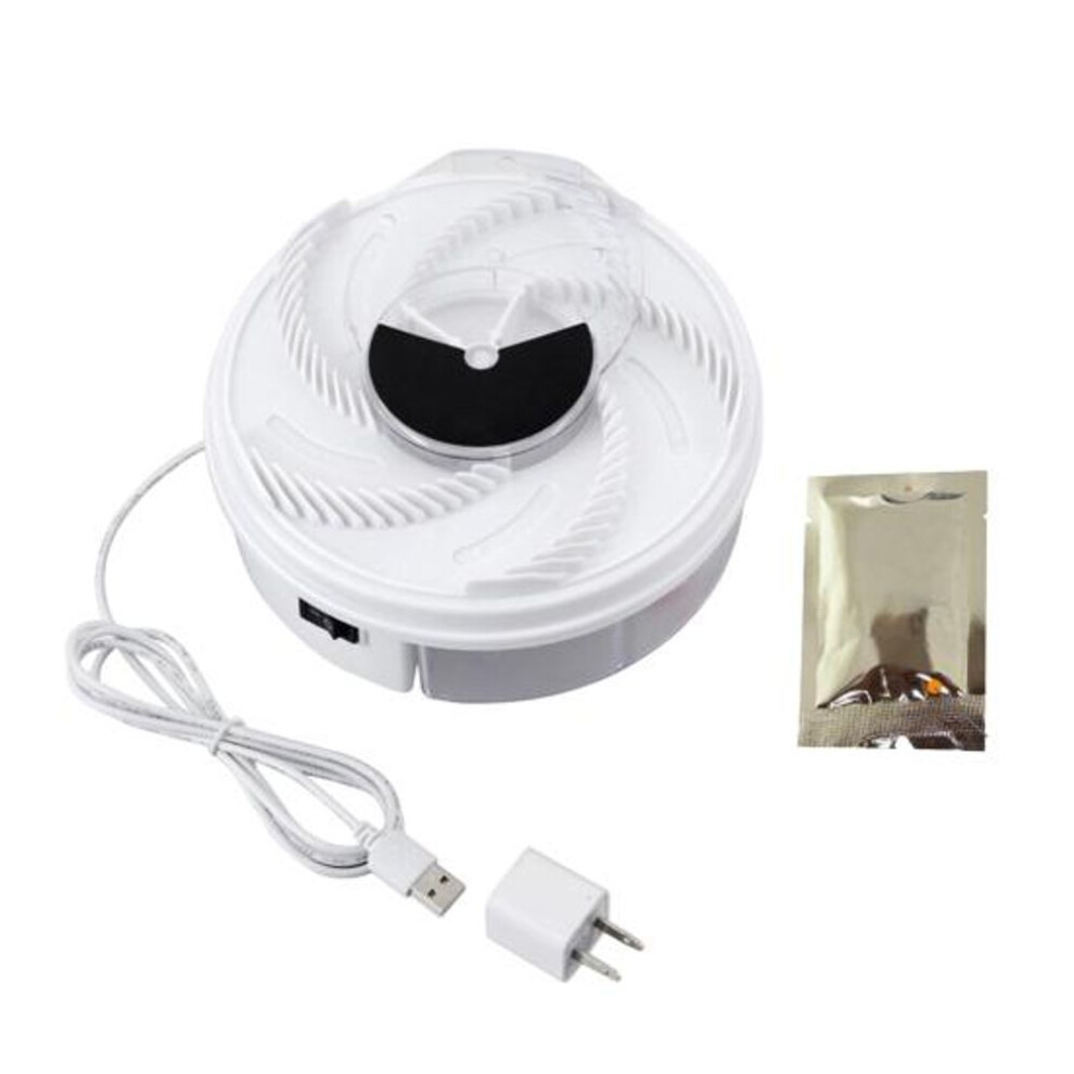(Sets) Electric Fly Trap Pest Device Gnat Flying Insect Catcher Plug-play Low Noise Safe To Use Automatic Indoor Fly Catcher Mosquito Trap