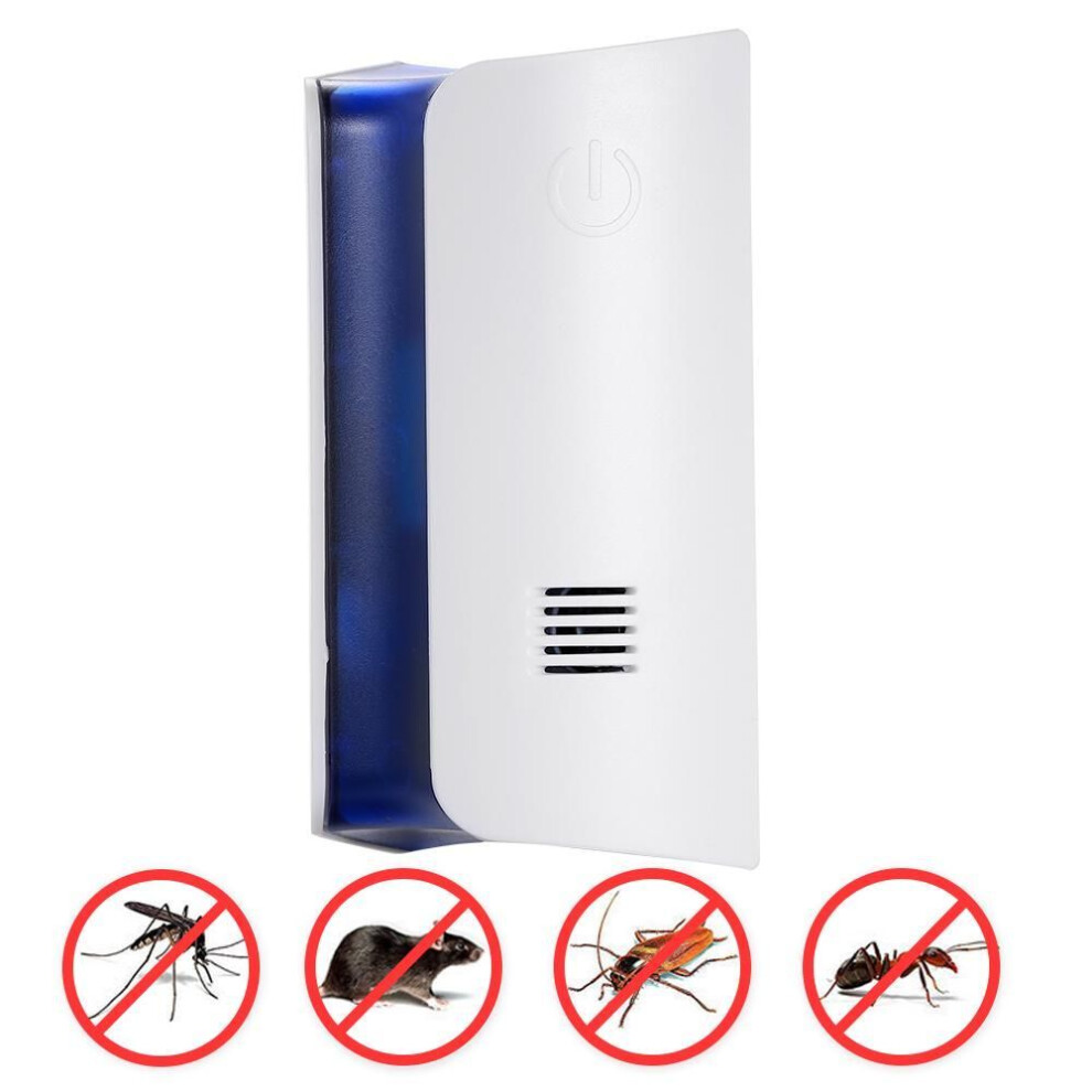 (UK Plug) Ultrasonic Pest Repeller Indoor Plug Electronic Vermin Repeller Insect Bug