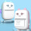 (blue) Portable Mini Pocket Printer BT Thermal Printer with Thermal Printing Paper USB Cable for Note 9