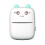 (blue) Portable Mini Pocket Printer BT Thermal Printer with Thermal Printing Paper USB Cable for Note 1
