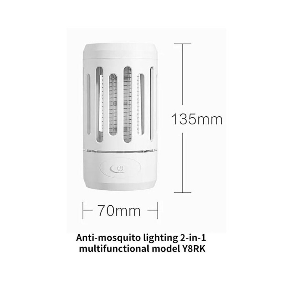 (Set 2) Xiaomi Qiaoqingting Usb Electric Mosquito Dispeller Repeller Portable Killer Lamp Led Light Noiseless Safely Kill Mosquitoes