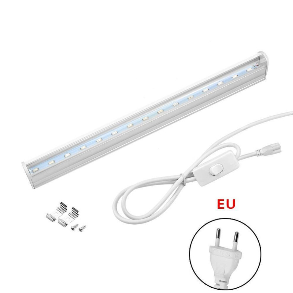 (as the picture, EU Plug) Greenhouse Indoor Lighting T5 Tube Led Plant Growth Light 29cm 6w Bonsai Flower Garden Light Led Grow Tent Lamp