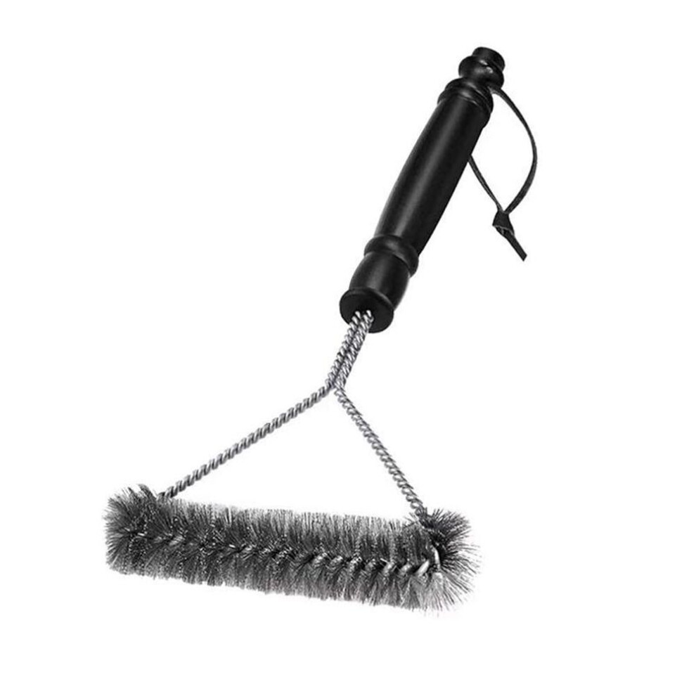 (as the picture) Barbecue Grill Bbq Brush Clean Tool Grill Accessories Stainless Steel Bristles Non-stick Cleaning Brushes Barbecue Accessories