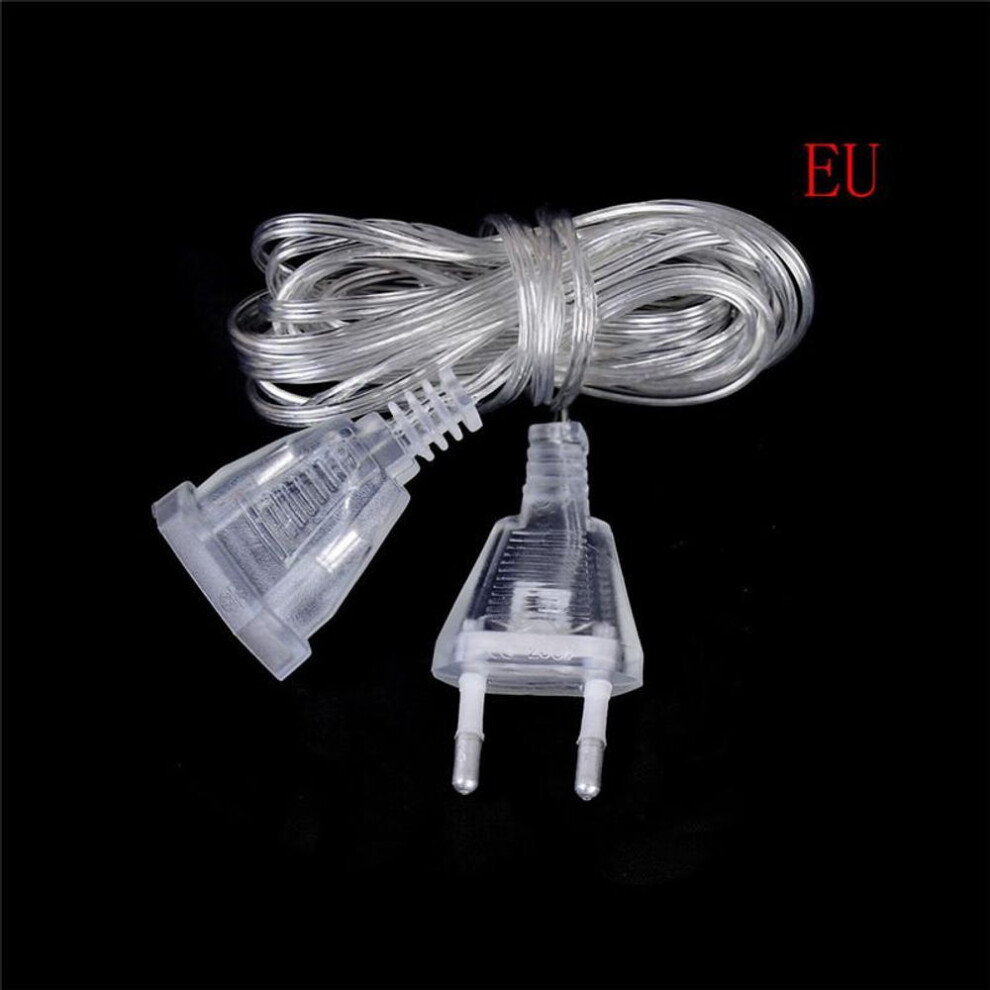 (as the picture) Practical Usb European Standard European Standard 3 Meter Plug Extension Cord Hanging Curtain Lights String Buckle Accessories With Switch