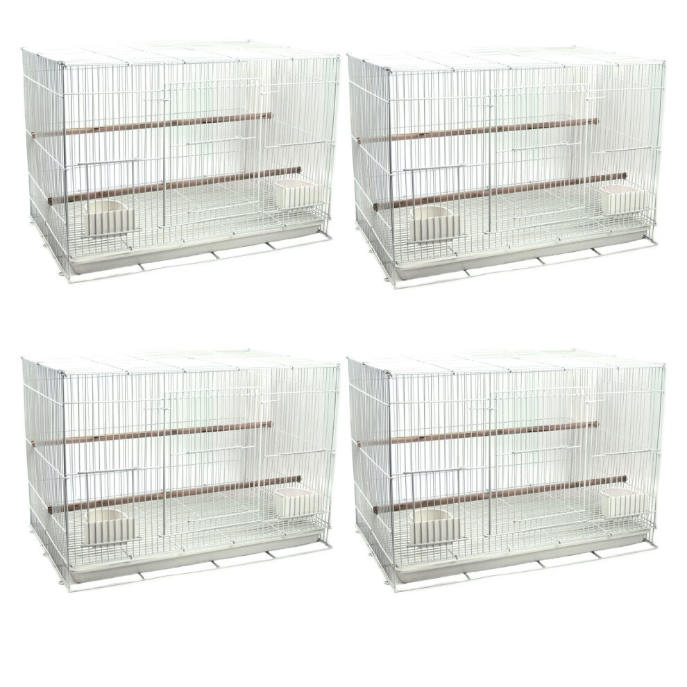 Little-Friends Budgie Breeder Cages Sealey Bird Housing Wire Pack Of 4